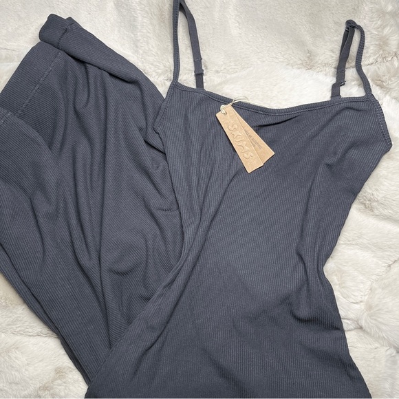 Skims soft lounge long slip dress - Picture 2 of 2